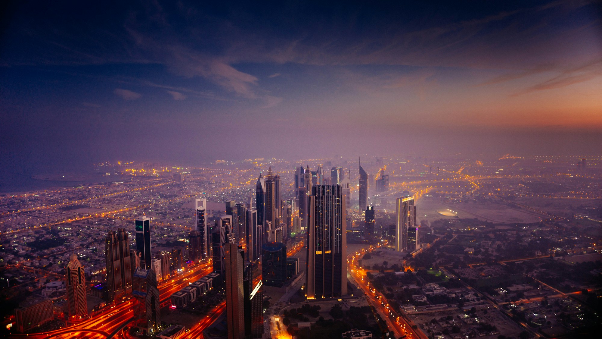 Middle East city skyline