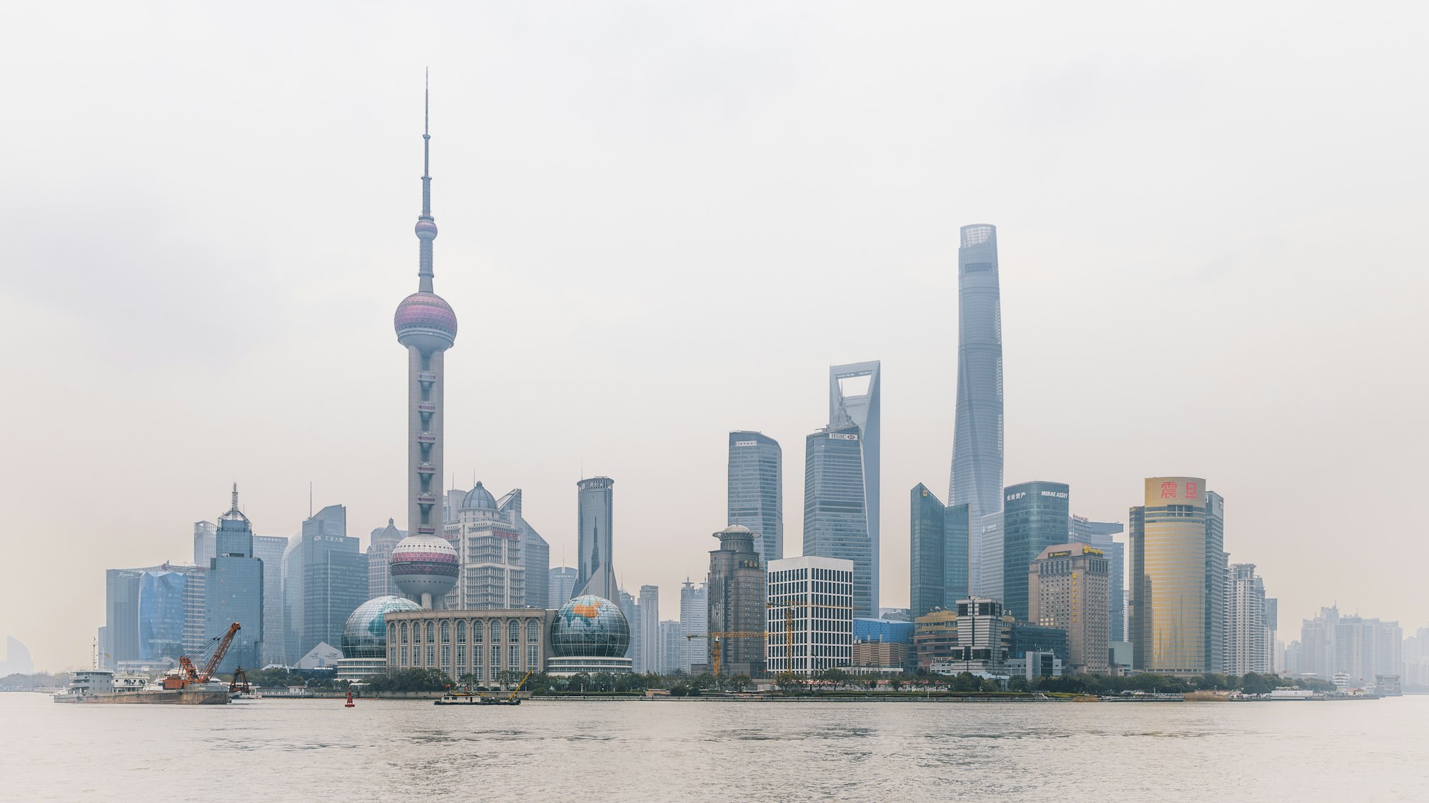 East Asia city skyline